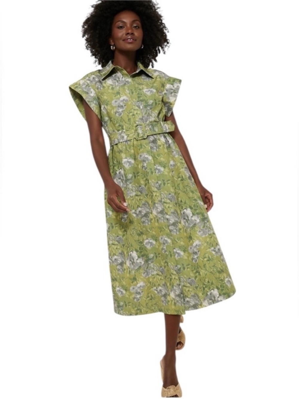 NEW Tuckernuck Chloe Dress. Muted Meadow. L. NWT